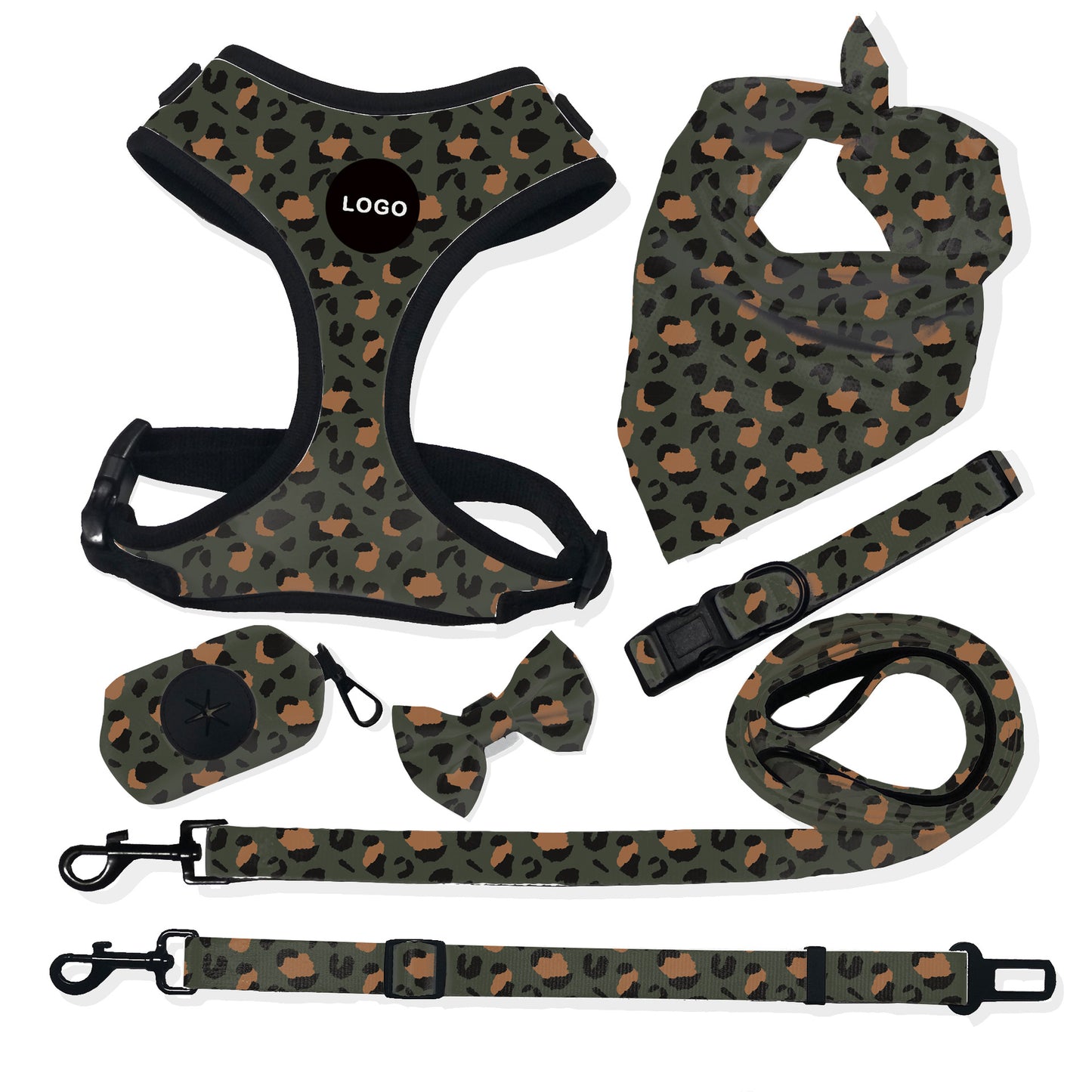 Breathable Dog Harness and Leash Set for Pets
