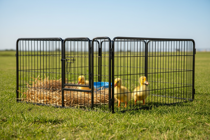 Ducklings Outdoor Grass
