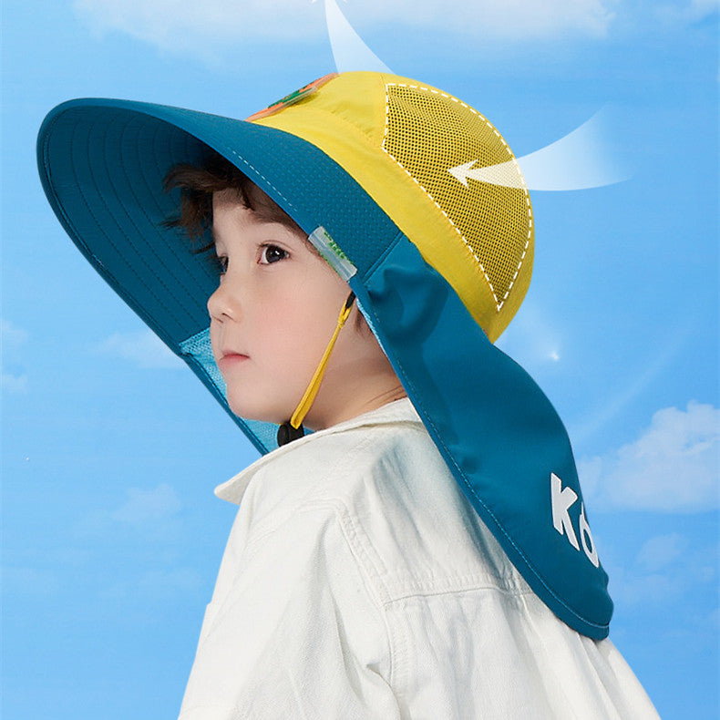 Kids UV Protection Sun Hat – Fun Outdoor Bucket Hat (Ages 7–12)