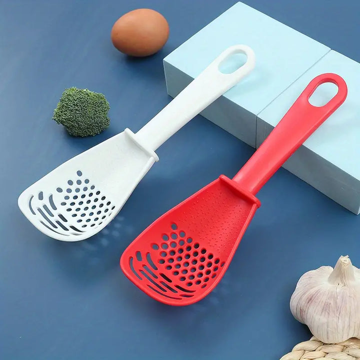 5-in-1 Multifunctional Kitchen Spoon – Grind, Press, Filter, Stir &amp; Scoop