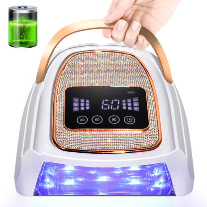Cordless UV LED Nail Lamp – Rechargeable Gel Dryer |  Gift for Mom