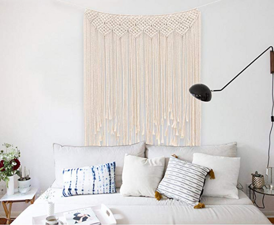 Bohemian Tapestry Wall Hanging | Handwoven Cotton Nordic Home Decor