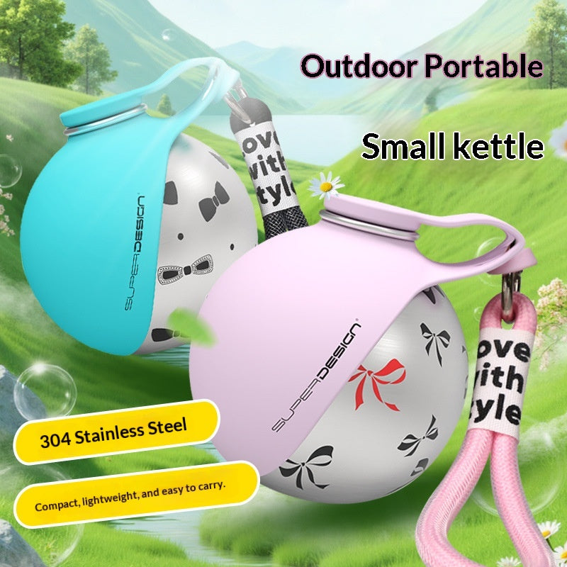 Portable Dog Water Bottle with Bowl | Stainless Steel Travel Pet Water Cup