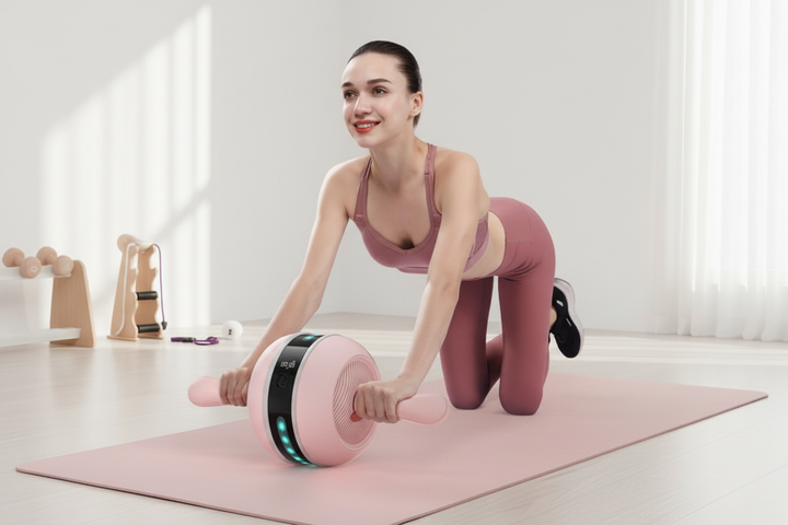 Home gym ab roller rollout