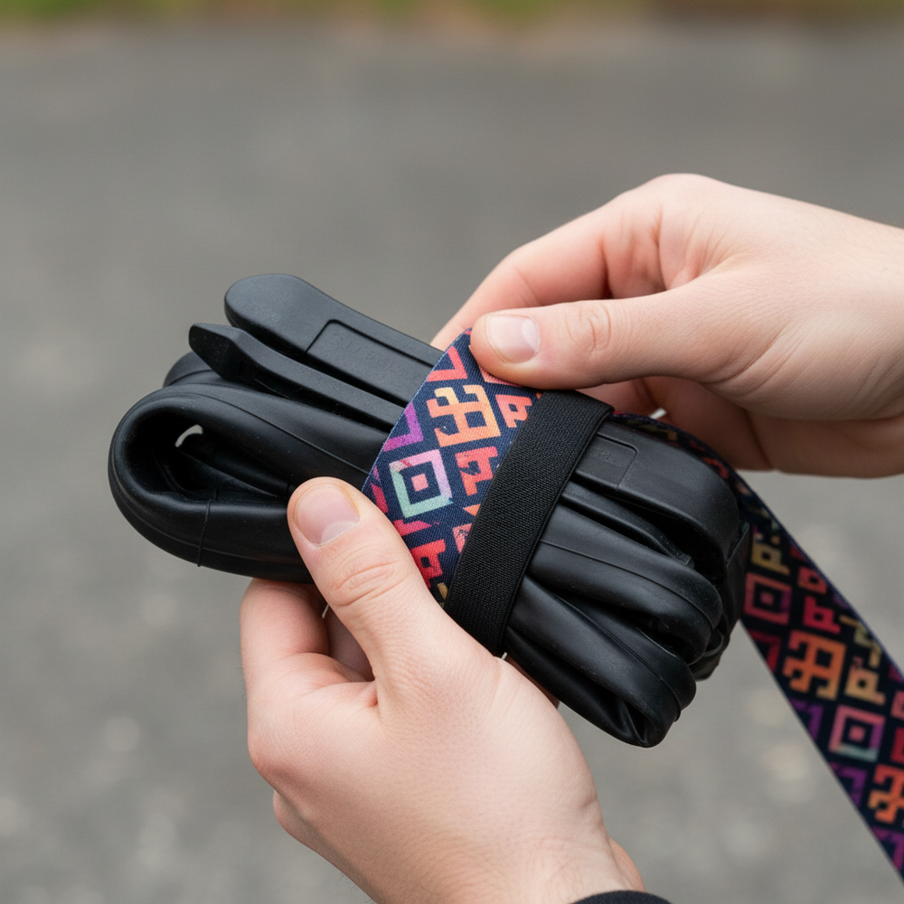 bike-tool-strap - anti-drop inner elastic sub-strap holding tube and tool