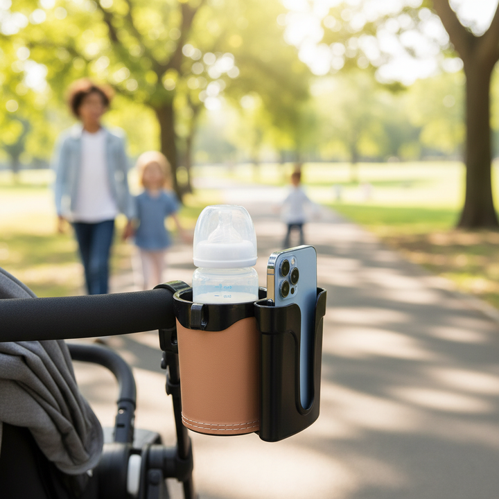 drink-carrier - multi vehicle stroller and scooter handlebar mount