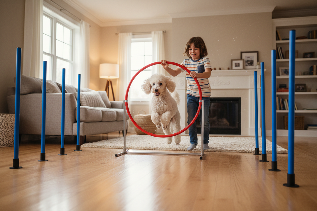 Indoor Poodle Child