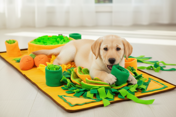 Labrador Puppy Lying