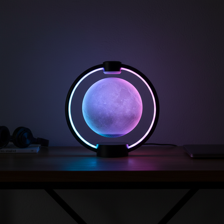 Moon lamp RGB color dark room