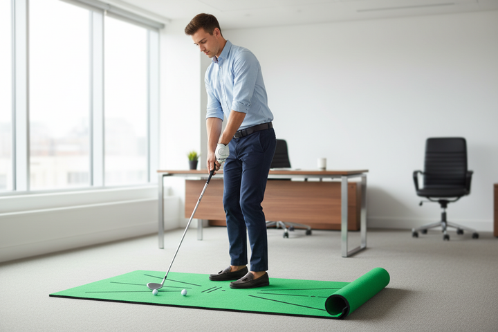 Office Setting Man Practice