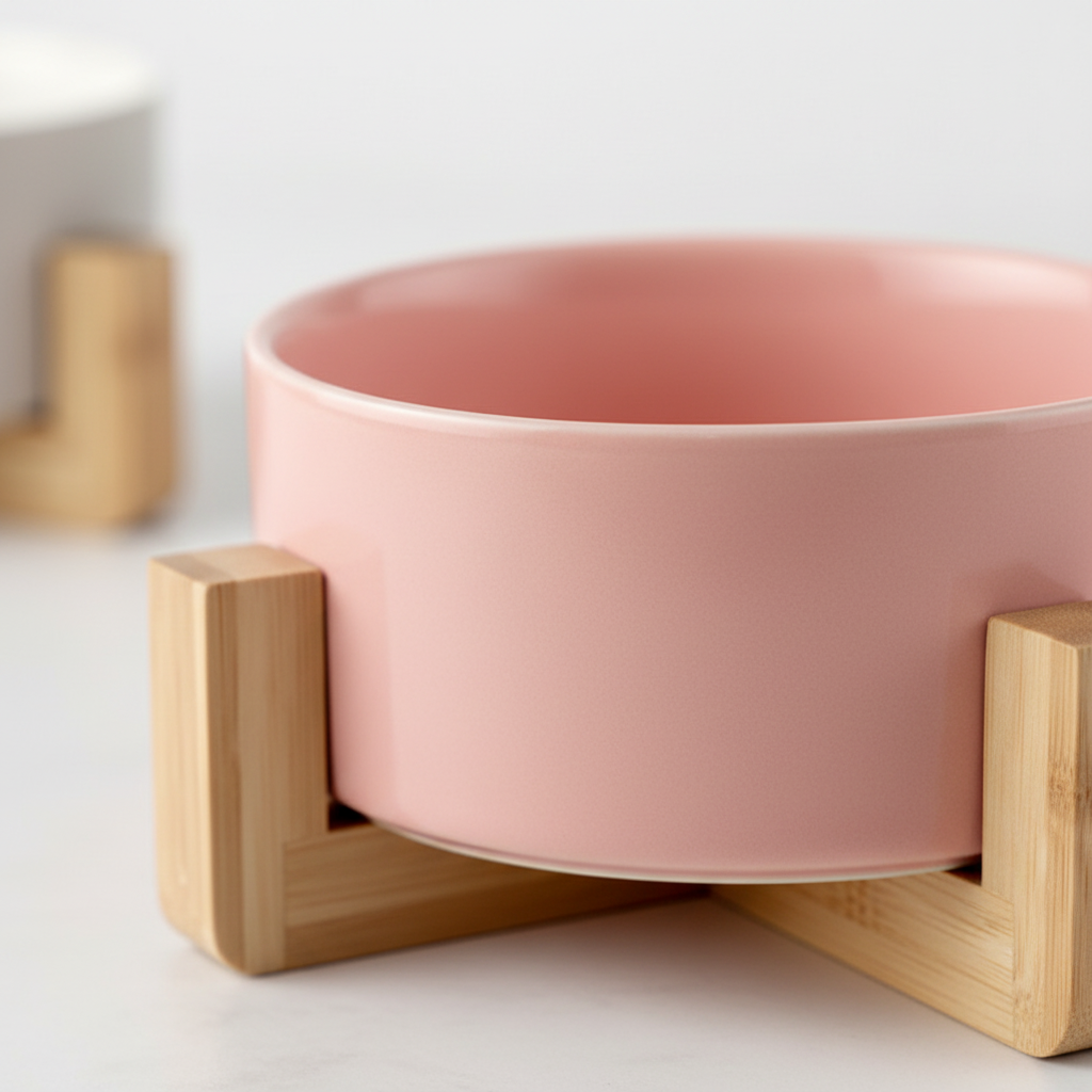 Pink Bowl Macro Texture