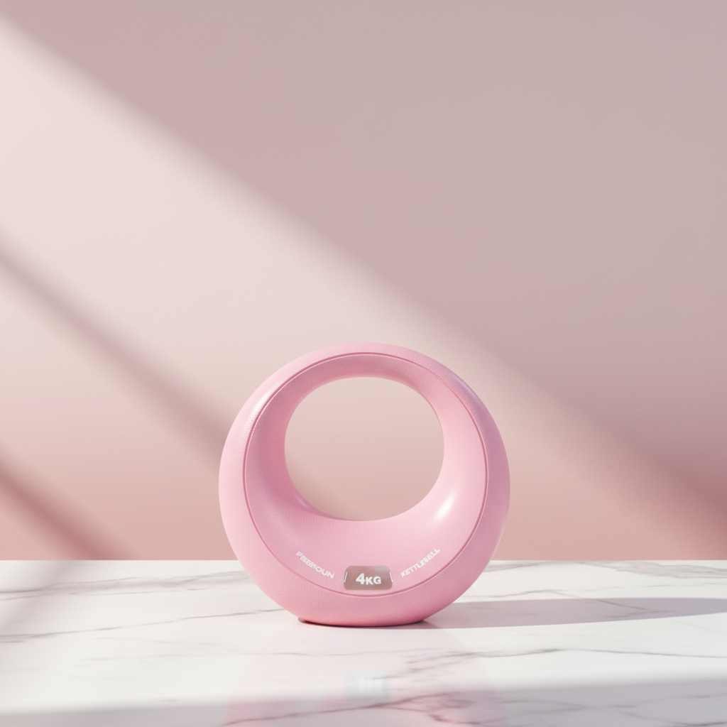 Pink on white marble