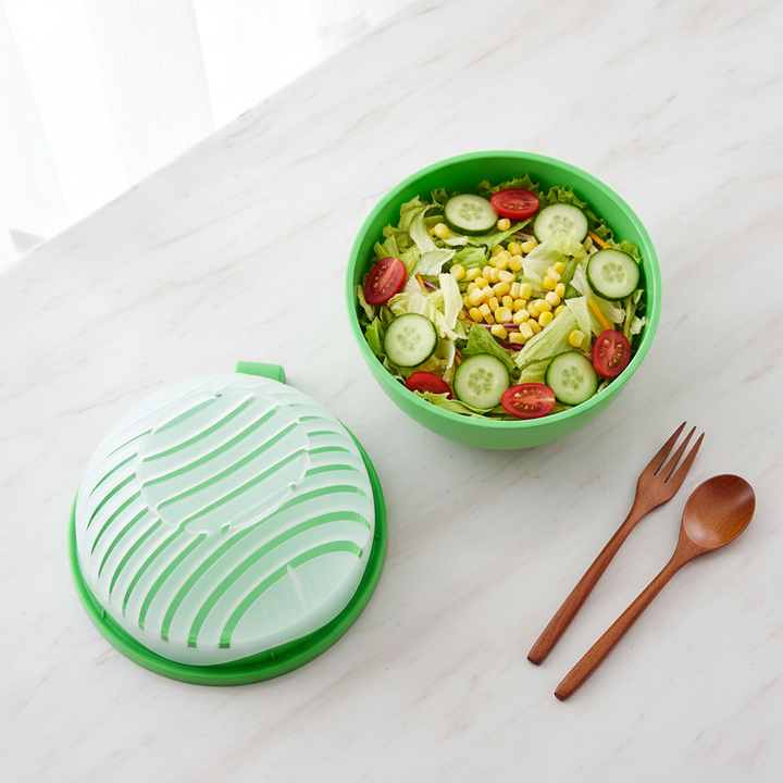 Salad Bowl - overhead flat lay