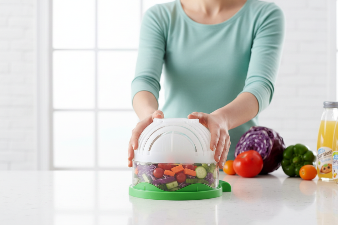 Salad Bowl - pressing lid
