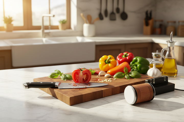 Scene 5 - Warm tomato kitchen