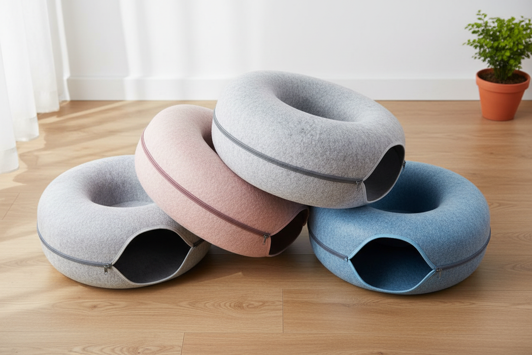 Scene 7 - Three colors stacked, Light Grey Pink Blue
