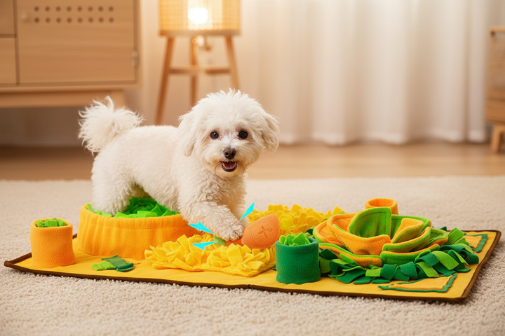 Small Dog Carrot Toy