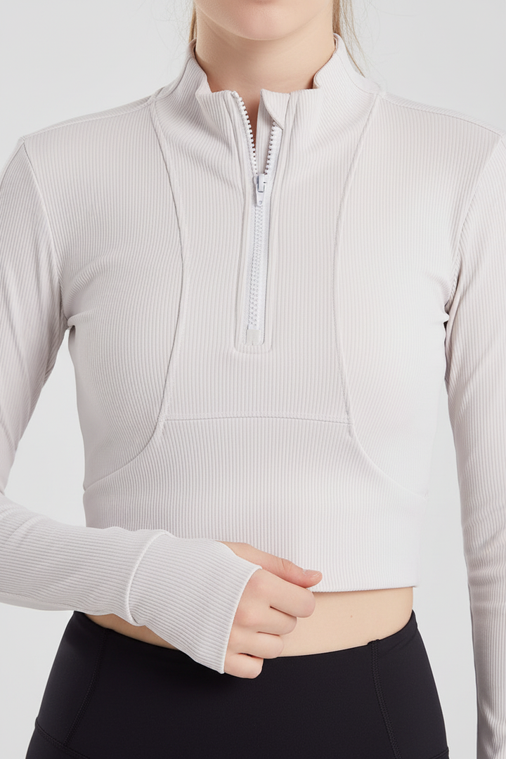 Zipper Collar Detail